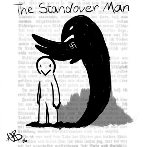 Liesel is given The Standover Man