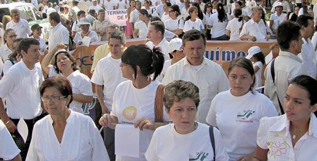 marcha del silencio en rechazo de la violencia