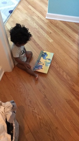 Reading to my Nephew