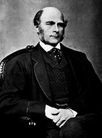 Francis Galton (1822-1911) era primo de Charles Darwin después de leer su obra, decidió aplicar estos conocimientos a la psicología, concretamente al estudio de la inteligencia.