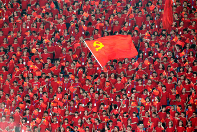 China becomes communist