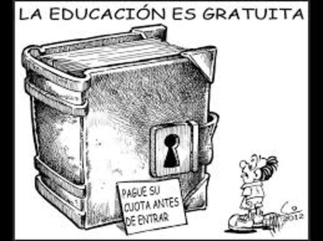 Educación gratuita.