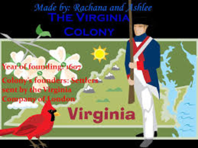 Jamestown, Virginia founded 1607