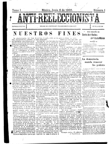 El Anti Reeleccionista