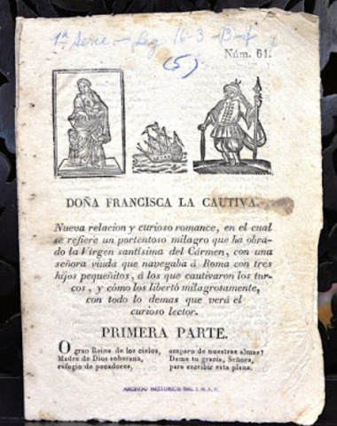 Hojas volante en México o La nueva España.