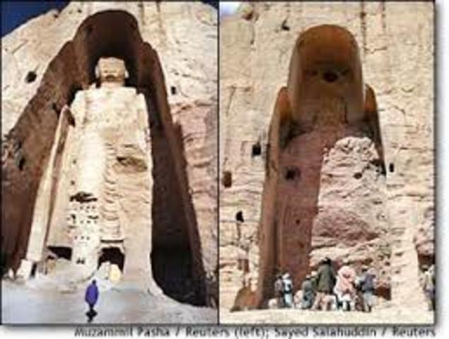 febuary 26: Taliban destruction in Afghanistan