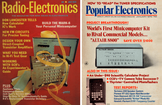 The popular Electronics Magazine Features Altair