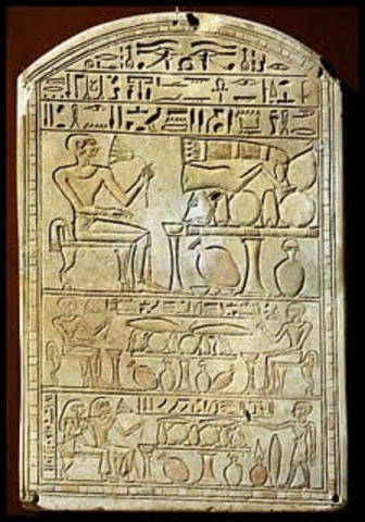 Inicio de la escritura