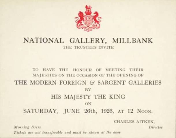 Tate Renamed 'National Gallery, Millbank'