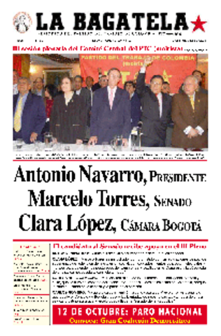 Primer periodico politico "La Bagatela"