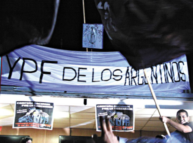 Estatización de YPF.