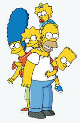Los Personajes De Los Simpson...