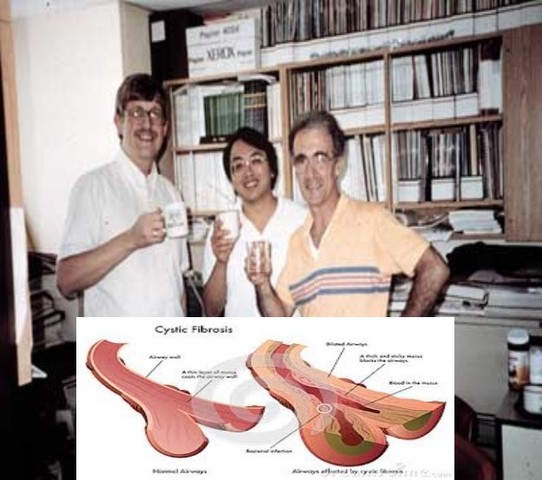 Lap-Chee Tsui, Francis Collins y John Riordan