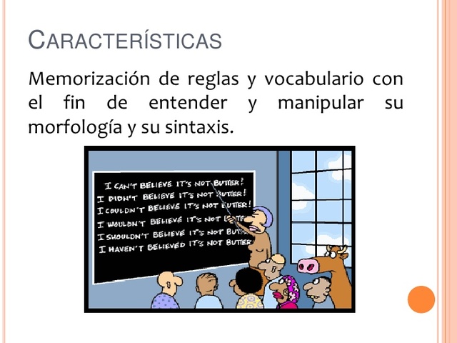 Método Gramática -Traducción (G-T)