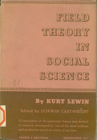 Lançamento do livro field theory in the social sciences, de Kurt Lewin.
