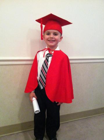 Caleb graduates mini school