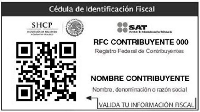 Registro para el RFC