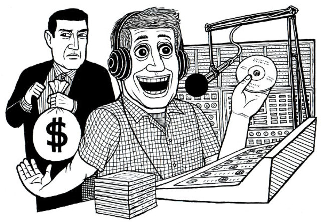 Empieza la practica de la payola en la industria del Radio