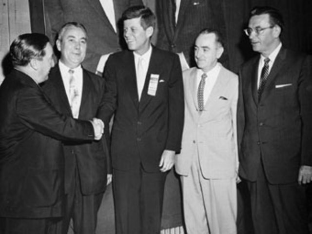 Kennedy at the Democratic convention