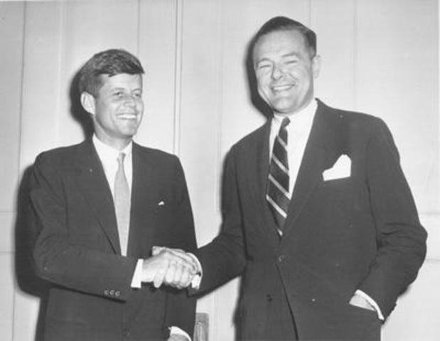 Kennedy defeated Henry Cabot Lodge Jr. to the Senate.