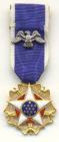 Awarded Presidential Medal of Freedom