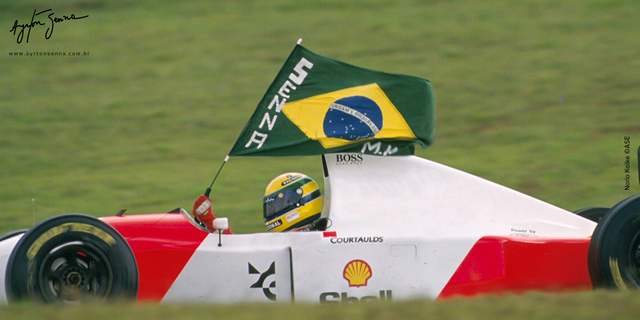 Assisti a primeira corrida de Fórmula 1 com Ayrton Senna participando