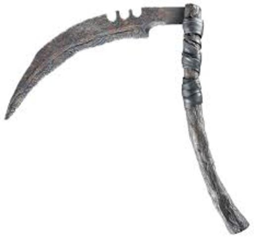 The scythe was invented by the romans in the 12 century.
