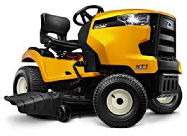 The Lawn Mower was Later on still building more and more.