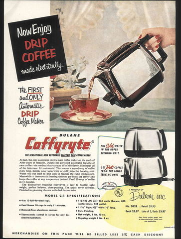 First Automatic Coffee Pot