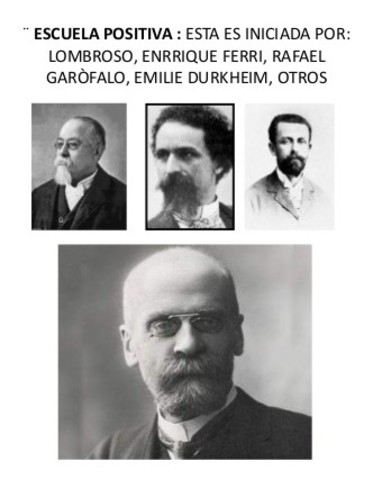 La escuela positiva