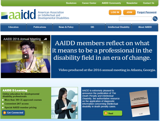 the American Association on Mental Retardation (AAMR) became the American Association on Intellectual and Developmental Disabilities