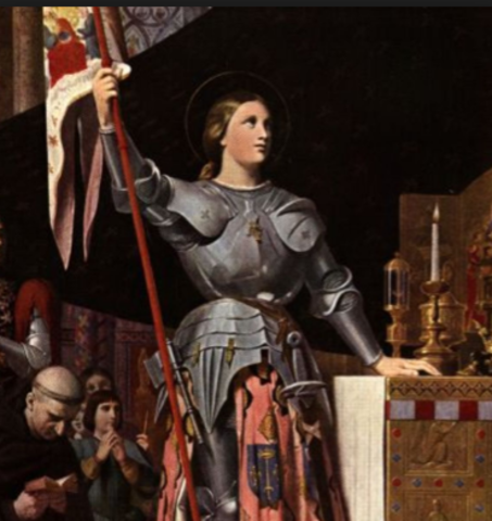 Joan of Arc leads French troops