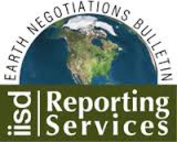Se publica el “Earth Negotiations Bulletin”