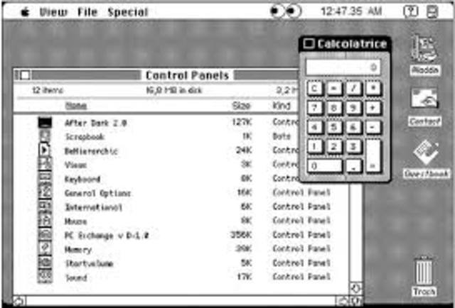 1986: Sistema 3 Mac Os