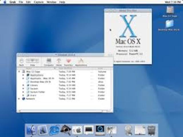 2001: Mac OS X 10.0 “Cheetah”