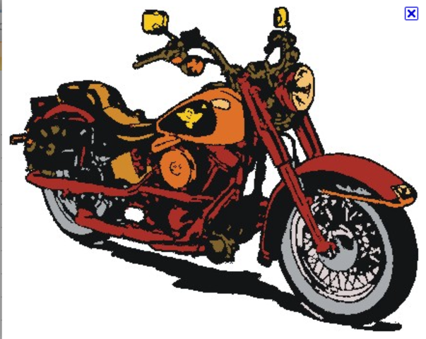 got to ride a motor cycle