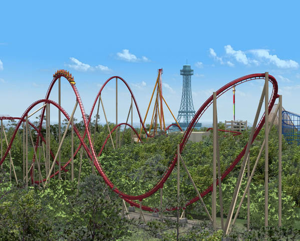 I went to King's Island in Ohio, and rode the Diamondback, my favorite roller coaster.