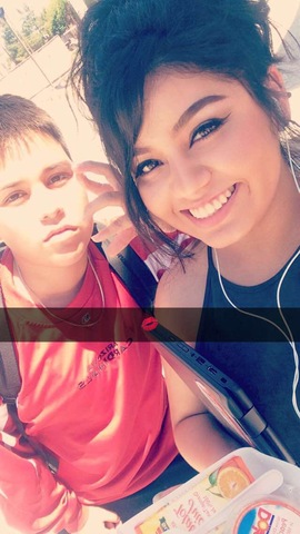 i like being with my friends.