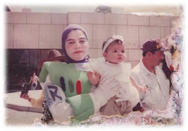 Con mis personajes favoritos.