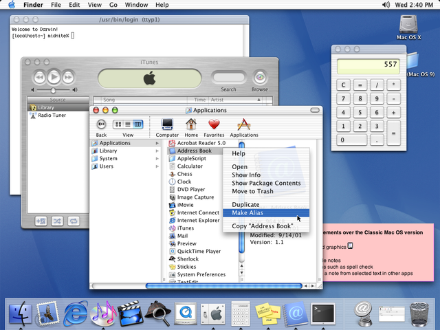 Mac OS 10.1