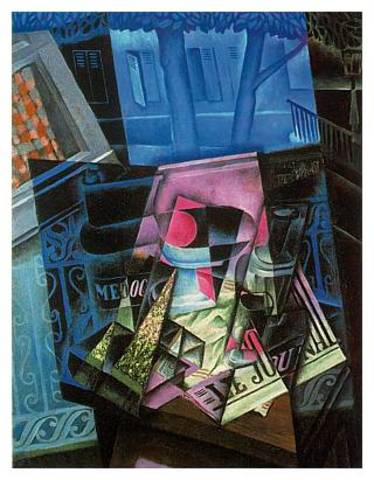 Juan Gris 'Still Life with Open Window Place Ravignan'