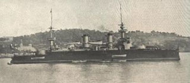 The French warship Jena is blown up at Toulon; 120 lives lost.