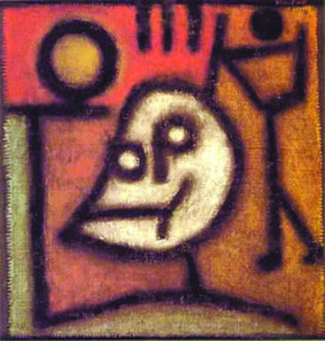 Muerte y fuego (1940). Fundación Klee (Berna, Suiza).