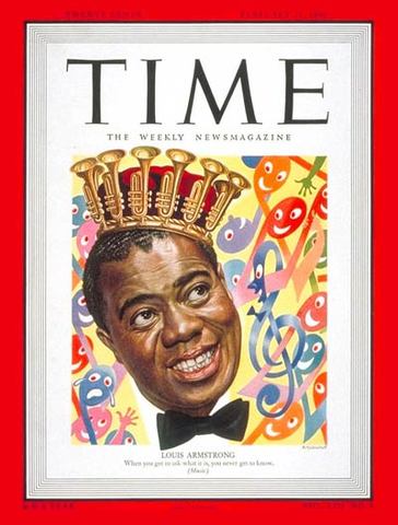 "Satchmo" on the Cover of Time Magazine