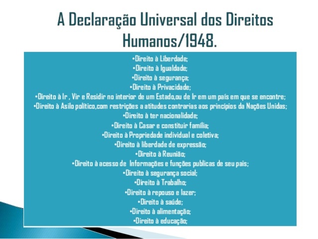 Declaração Universal dos Direitos Humanos