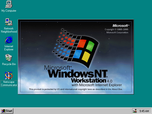 Windows NT Workstation 4.0