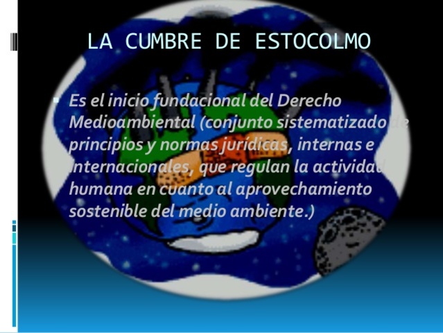 Cumbre de la Tierra de Estocolmo