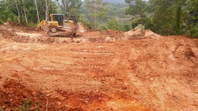 Grading for the school site completed