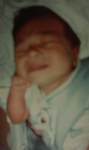 When I was born just days .