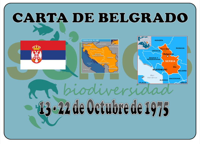 BELGRADO - YUGOSLAVIA SEMINARIO INTERNACIONAL DE LA EDUCACIÓN AMBIENTAL.